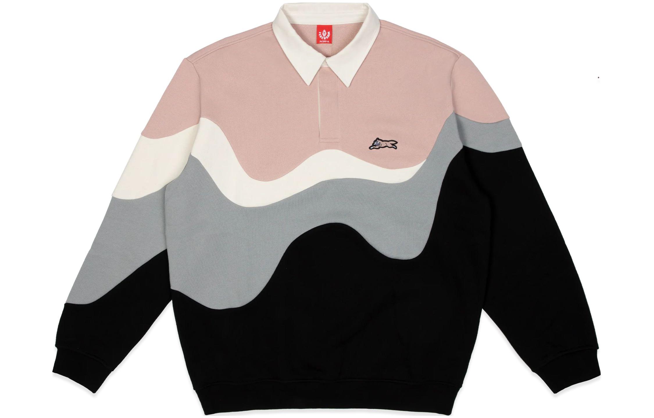 Ice Cream ICECREAM Dripping Logo Embroidered Pullover Sweatshirt Whisper White () 431-9307-WHISPER-WHITE