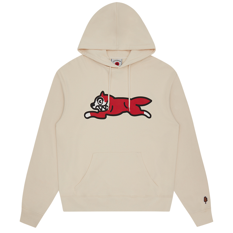 Ice Cream ICECREAM FW24 Early Autumn Hoodie Grey White Unisex Running Dog Graphic IC24227-OFFWHITE