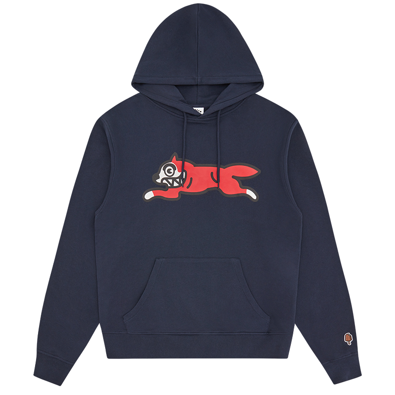 Ice Cream ICECREAM FW24 Early Autumn Running Dog Hoodie Navy Unisex IC24227-NAVY