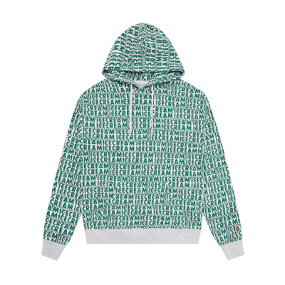Ice Cream ICECREAM FW24 Early Fall Logo Print Hoodie Unisex Green IC24231-GREEN