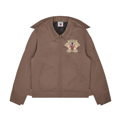 Ice Cream ICECREAM FW24 Early Fall Tiger Graphic Zip Jacket Unisex Brown IC24203-BROWN