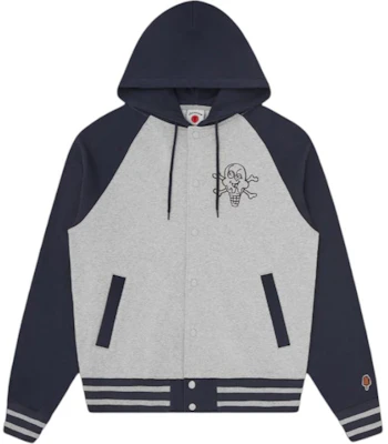 아이스크림 FW24 네이비 블루 컬러블록 로고 후드 재킷 IC24340-NAVY Buy 아이스크림 FW24 네이비 블루 컬러블록 로고 후드 재킷 IC24340-NAVY