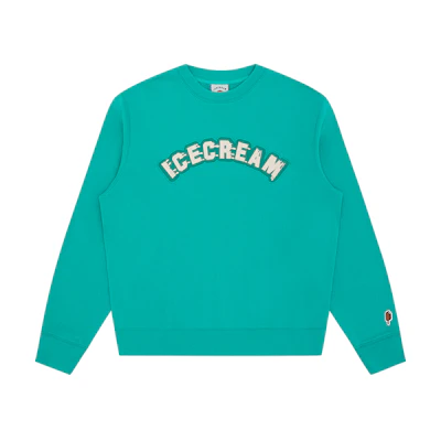 Ice Cream ICECREAM FW24 Pre-Fall Logo Graphic Crewneck Sweatshirt Unisex Blue Green IC24224-GREEN