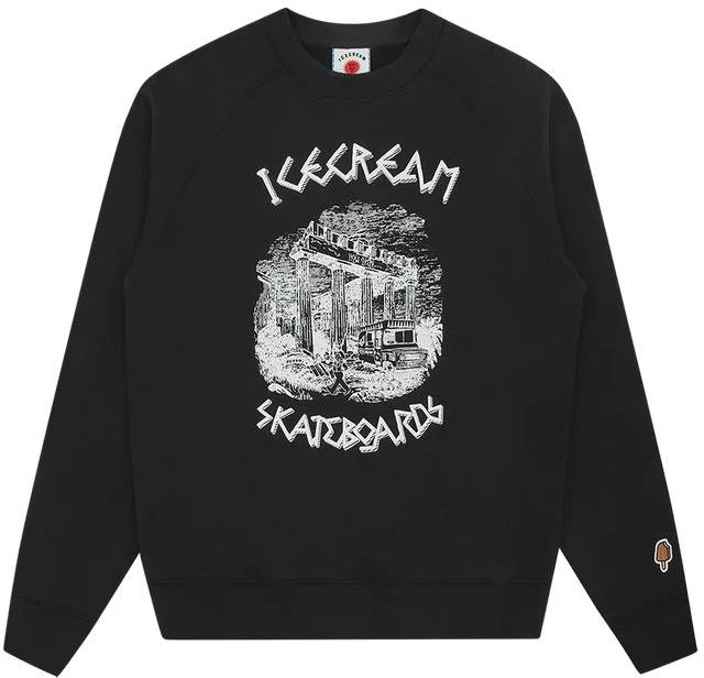 ice-cream-icecream-graphic-crewneck-pullover-sweatshirt-unisex-black-ic-23422-black