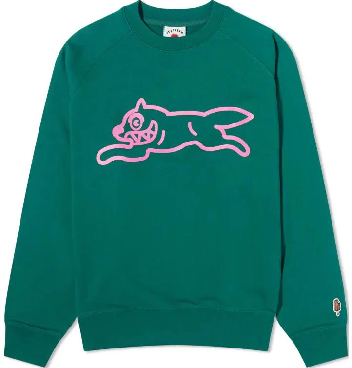 ice-cream-icecream-green-animal-print-pullover-long-sleeve-sweater-ic-23324