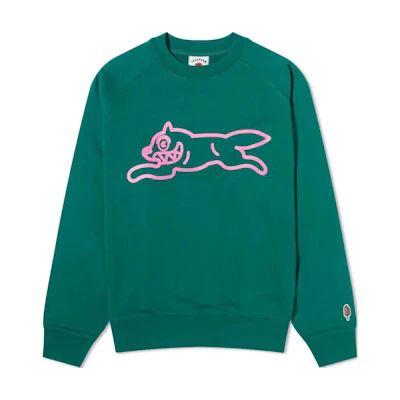 Ice Cream ICECREAM Green Animal Print Pullover Long Sleeve Sweater IC23324