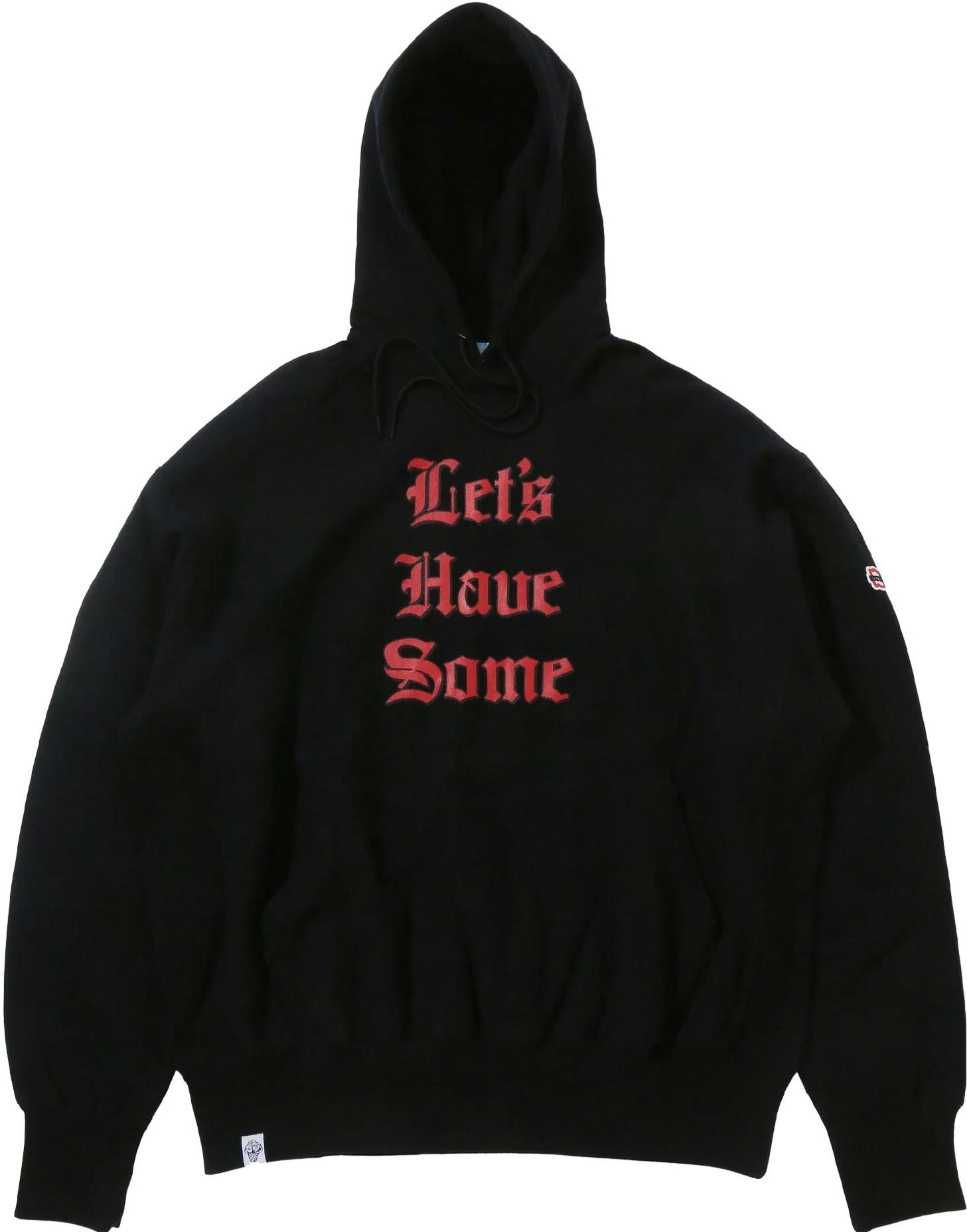 ice-cream-icecream-letter-graphic-hoodie-unisex-black-long-sleeve-pullover-icjp-233-k002-black