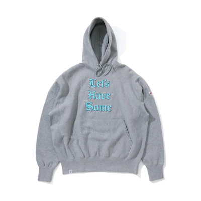 Ice Cream ICECREAM Letter Graphic Hoodie Unisex Long Sleeve Pullover - Gray ICJP233K002-GRAY