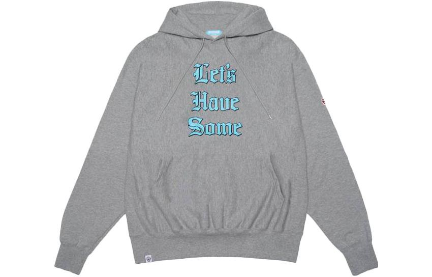 Ice Cream ICECREAM Letter Print Drawstring Hoodie Unisex Gray ICJP235K002
