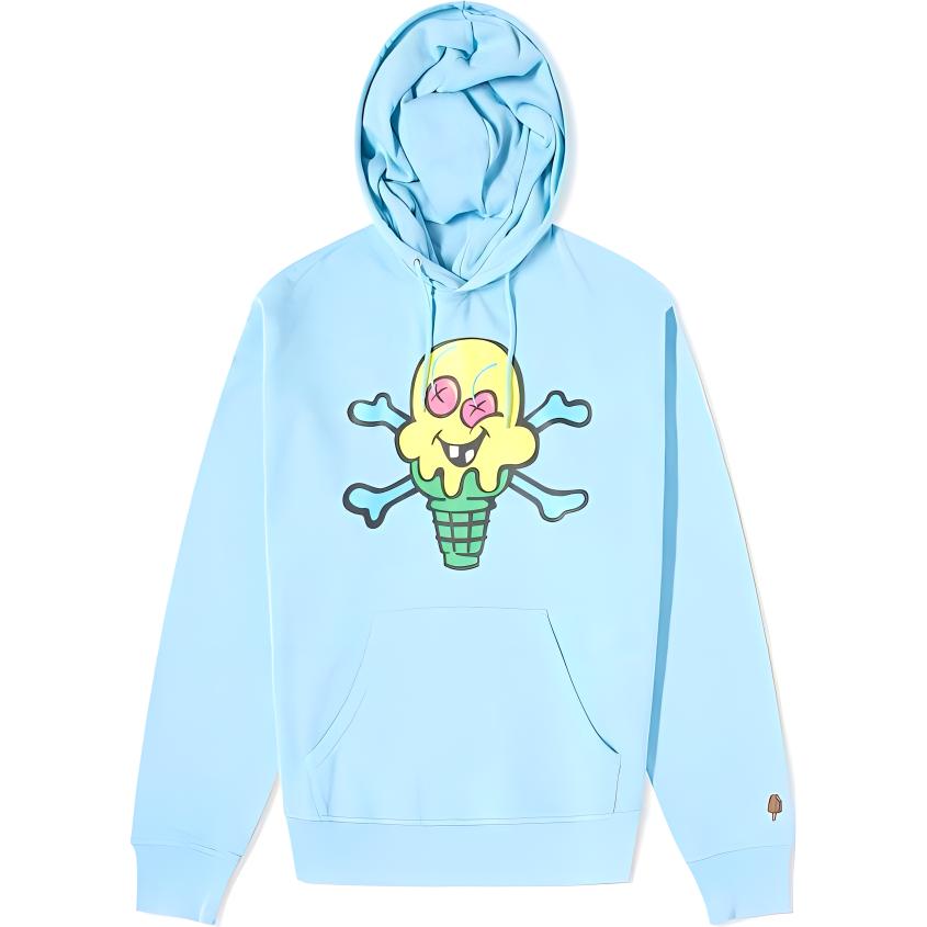 Ice Cream ICECREAM Printed Hoodie Men’s Light Blue Long Sleeve IC23354-BLU