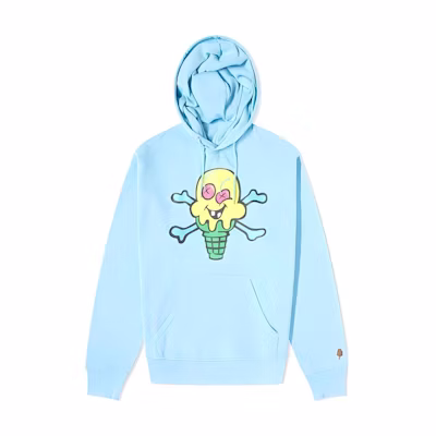 Ice Cream ICECREAM Printed Hoodie Men’s Light Blue Long Sleeve IC23354-BLU