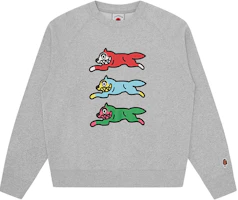 Ice Cream ICECREAM Running Dog Graphic Crewneck Sweatshirt Unisex - Gray ic23s22-heather-grey Ice Cream ICECREAM Running Dog Graphic Crewneck Sweatshirt Unisex - Gray ic23s22-heather-grey