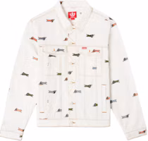 Order Ice Cream ICECREAM SS24 All-Over Print Button Long Sleeve Jacket Unisex Off-White. 441-2400-ANTIQUE