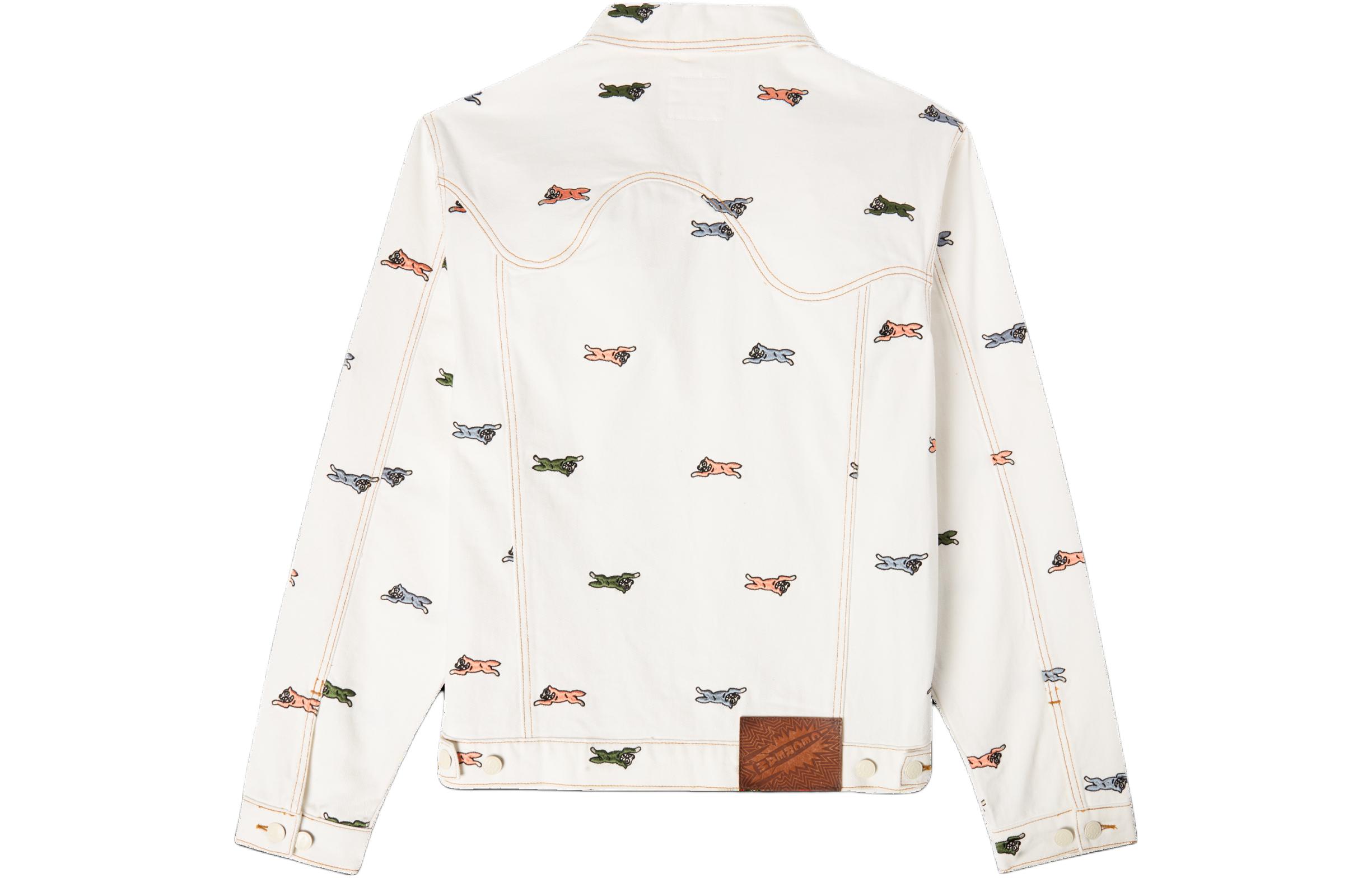 Lookbook Ice Cream ICECREAM SS24 All-Over Print Button Long Sleeve Jacket Unisex Off-White. 441-2400-ANTIQUE