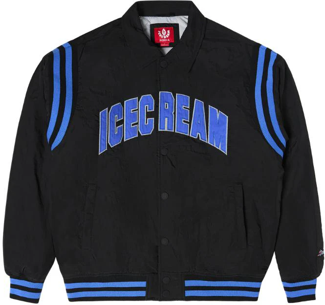 ice-cream-icecream-ss-24-black-embroidered-logo-button-up-cardigan-jacket-unisex-441-1401-black