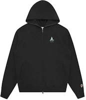 Ice Cream ICECREAM SS24 Black Hoodie Jacket with Back Logo Unisex IC24127-BLACK Ice Cream ICECREAM SS24 Black Hoodie Jacket with Back Logo Unisex IC24127-BLACK