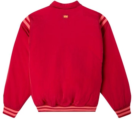 아이스크림 SS24 자수 로고 버튼업 카디건 재킷 유니섹스 레드 441-1401-CHILI Lookbook 아이스크림 SS24 자수 로고 버튼업 카디건 재킷 유니섹스 레드 441-1401-CHILI