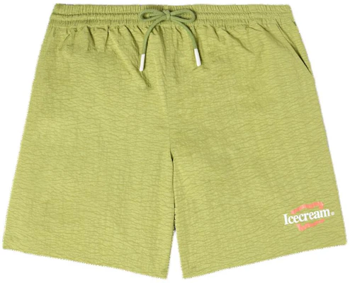 Ice Cream ICECREAM SS24 Solid Color Pocket Shorts Green Unisex Casual Style 441-2106-FERN Buy Ice Cream ICECREAM SS24 Solid Color Pocket Shorts Green Unisex Casual Style 441-2106-FERN