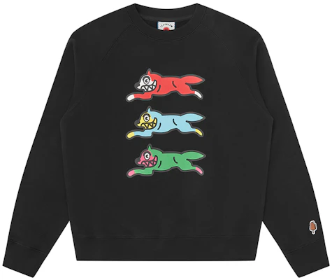 冰淇淋ICECREAM SS24三重跑狗图案黑色长袖卫衣男女同款 IC23S22-BLACK Buy 冰淇淋ICECREAM SS24三重跑狗图案黑色长袖卫衣男女同款 IC23S22-BLACK