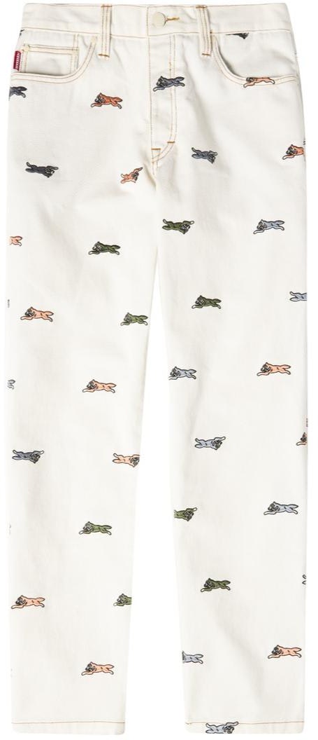 ice-cream-icecream-ss-24-white-printed-straight-leg-pocket-casual-pants-unisex-441-2102-antique