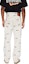Lookbook 아이스크림 SS24 화이트 프린트 스트레이트핏 포켓 캐주얼 팬츠 유니섹스. 441-2102-ANTIQUE