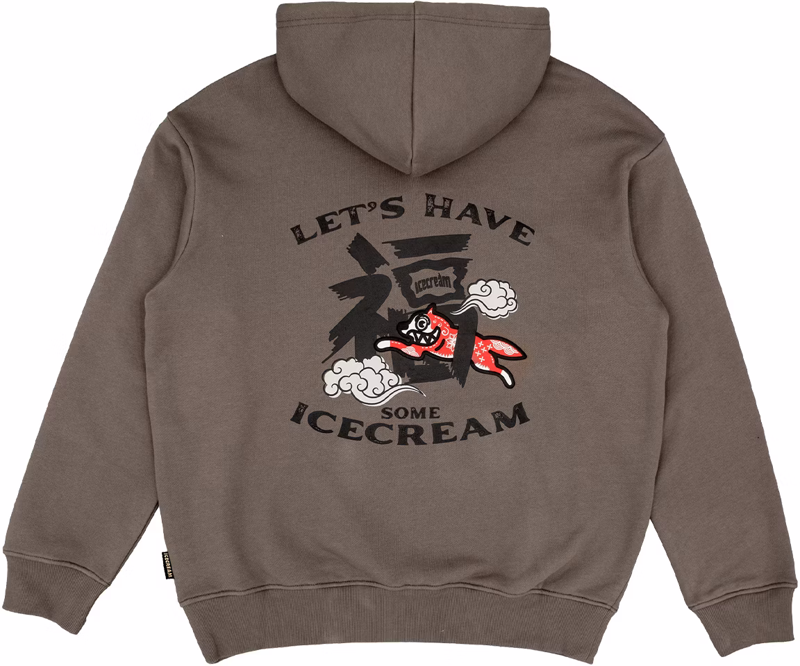 ice-cream-icecream-ss-24-year-of-the-dragon-hoodie-chocolate-unisex-fu-clouds-design-iss-3-hd-001-kh-khaki