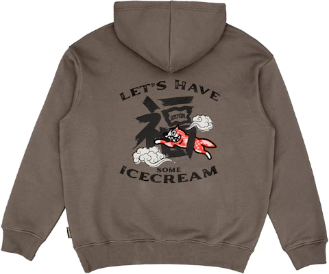 Ice Cream ICECREAM SS24 龍年巧克力連帽衫 - 男女適用福雲設計 ISS3HD001KH-KHAKI Buy Ice Cream ICECREAM SS24 龍年巧克力連帽衫 - 男女適用福雲設計 ISS3HD001KH-KHAKI