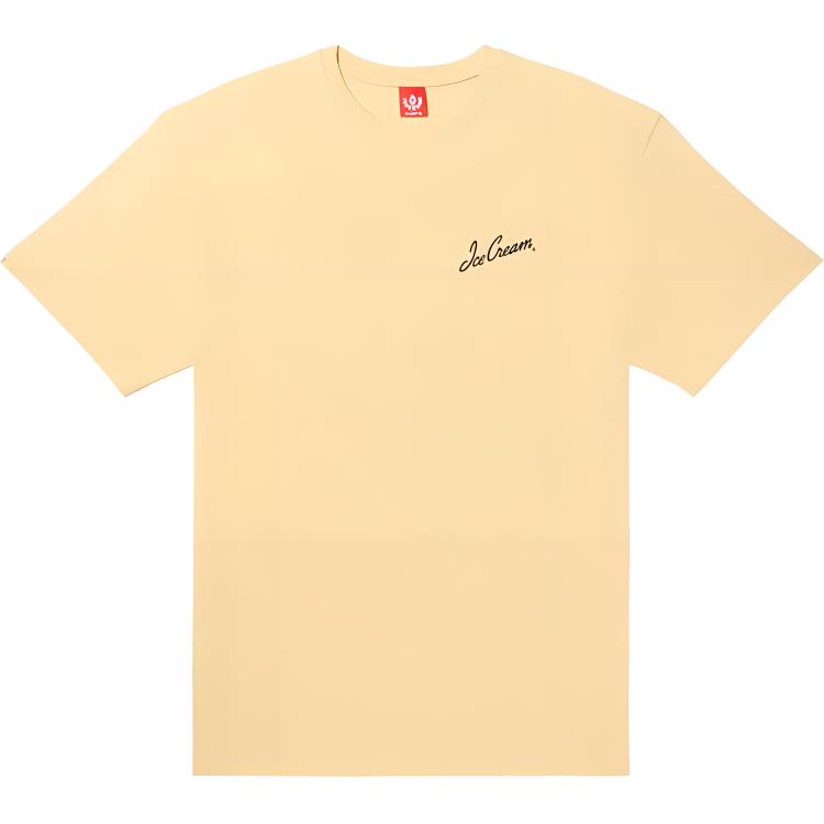 Ice Cream ICECREAM Yellow Graphic Print Unisex Short-Sleeve T-Shirt. 441-3206-ITALIAN