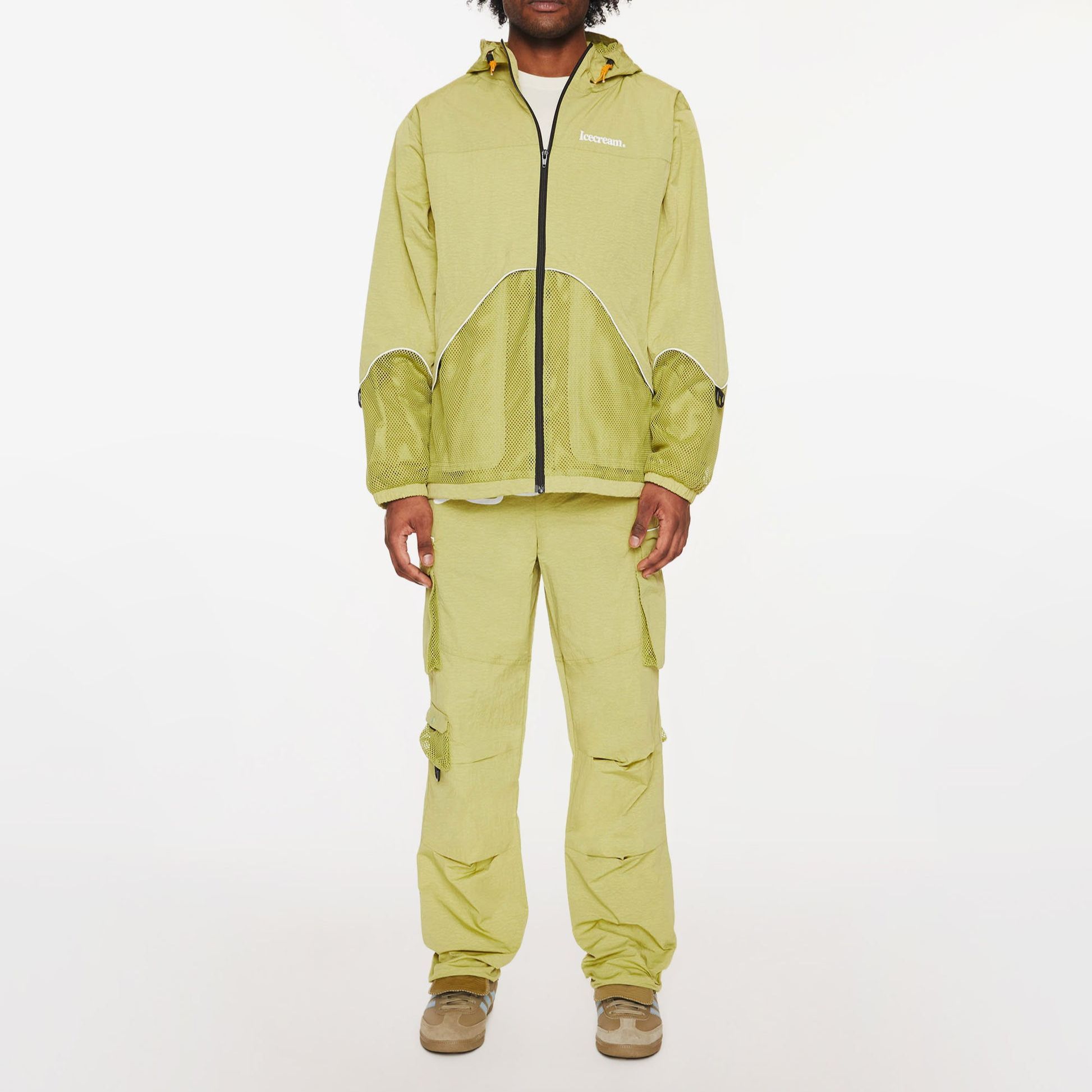 Shop Sudadera con Capucha Verde Ice Cream SS24 Unisex Casual. 441-2402-FERN