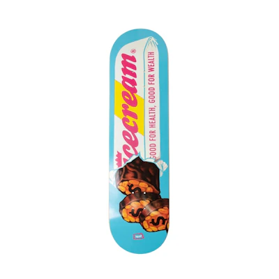 Ice Cream Wealth Skateboard Deck 'Blue /Atigo'