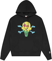 ICECREAM FW24 Early Fall Hoodie Black Unisex with Ice Cream Pattern Design IC24226-BLACK ICECREAM FW24 Early Fall Hoodie Black Unisex with Ice Cream Pattern Design IC24226-BLACK