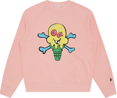 ICECREAM FW24 Pink Ice Cream Graphic Unisex Crewneck Sweatshirt IC24223-PINK ICECREAM FW24 Pink Ice Cream Graphic Unisex Crewneck Sweatshirt IC24223-PINK