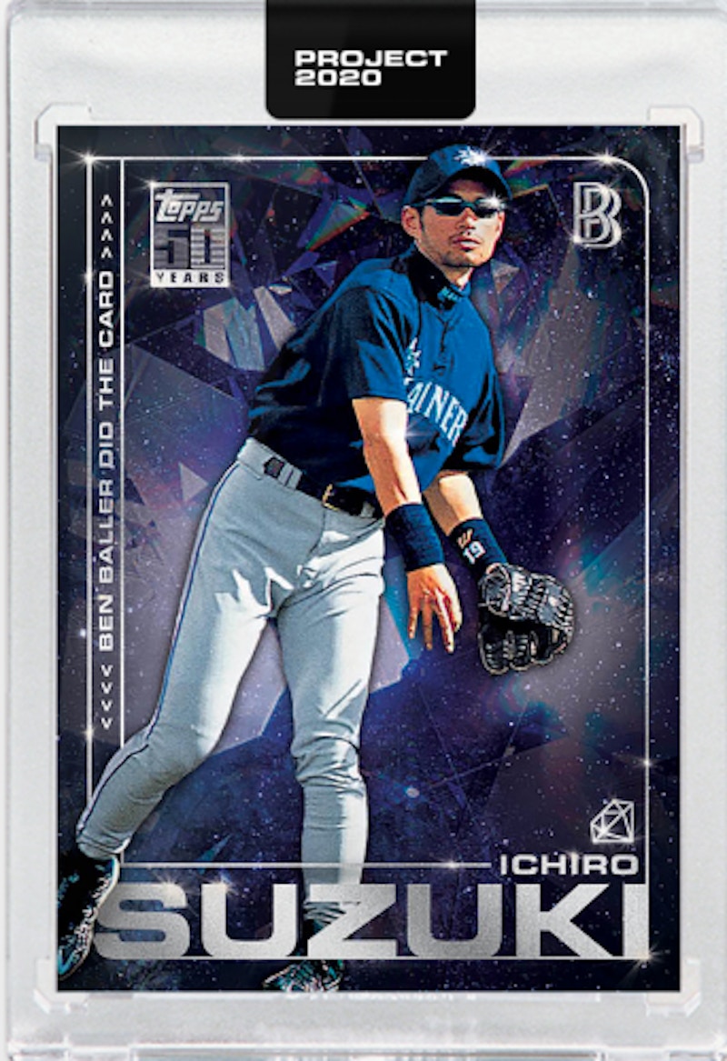 Ichiro Suzuki 2001 Topps Project 2020 Ben Baller  /1334 #1