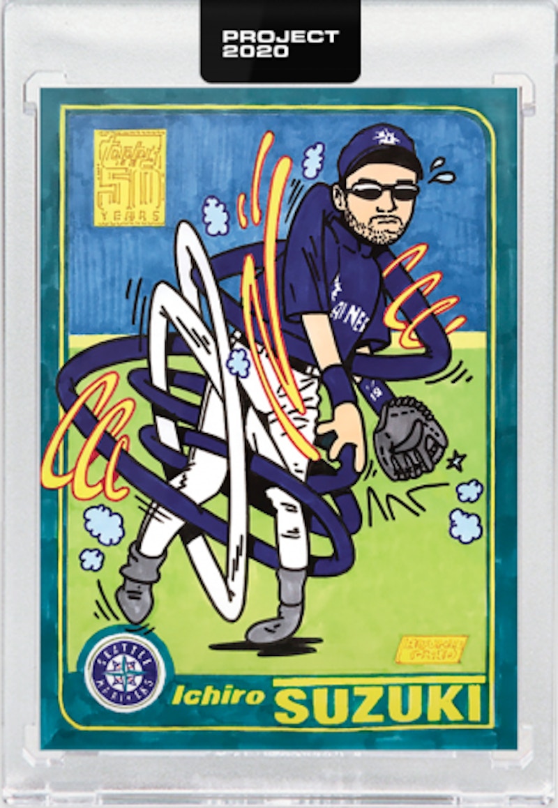 Ichiro Suzuki 2001 Topps Project 2020 Ermsy  /1972 #22