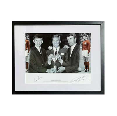 ICONS Memorabilia Martin Peters & Geoff Hurst Signed England World Cup Photo with COA. TB881 Buy ICONS Memorabilia Martin Peters & Geoff Hurst Signed England World Cup Photo with COA. TB881