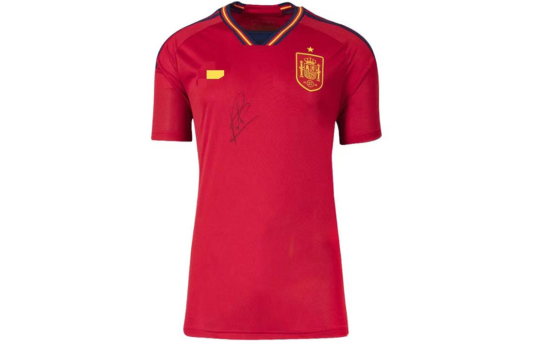 ICONS Memorabilia Pedri Signed Spain 2022 World Cup Jersey with ICONS Certificate 11089070