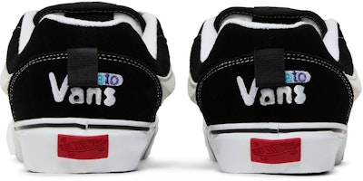 Imran Potato x Vans Vault UA Knu-Skool VR3 LX 'Negro y Blanco Verdadero' VN0A7Q5JB3P1 Details for Imran Potato x Vans Vault UA Knu-Skool VR3 LX 'Negro y Blanco Verdadero' VN0A7Q5JB3P1