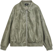IMXS Vintage Washed Motorcycle Style CleanFit Loose Leather Jacket Unisex 23J3296G IMXS Vintage Washed Motorcycle Style CleanFit Loose Leather Jacket Unisex 23J3296G