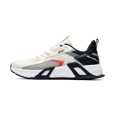 Initial D 361° 'Q Bounce Technology White Black Low-Top'