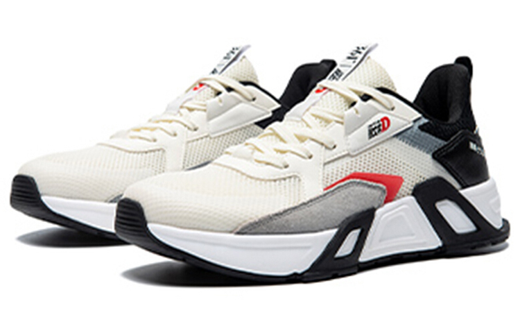 Initial D 361° 'Q Bounce Technology White Black Low-Top' 圖 2