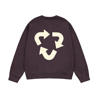 INNERSECT FW23 Letter Logo Loop Graphic Crewneck Sweatshirt Unisex INN23ALTHD47
