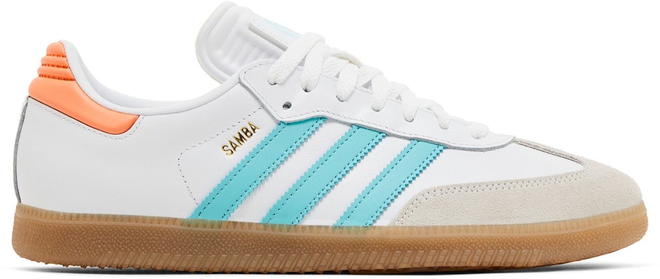 Inter Miami x adidas originals Samba 舒適百搭 防滑耐磨 低筒 滑板鞋 男女同款 白藍橙 Buy Inter Miami x adidas originals Samba 舒適百搭 防滑耐磨 低筒 滑板鞋 男女同款 白藍橙