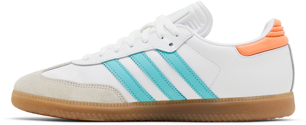 Inter Miami x adidas originals Samba 舒適百搭 防滑耐磨 低筒 滑板鞋 男女同款 白藍橙 Lookbook Inter Miami x adidas originals Samba 舒適百搭 防滑耐磨 低筒 滑板鞋 男女同款 白藍橙