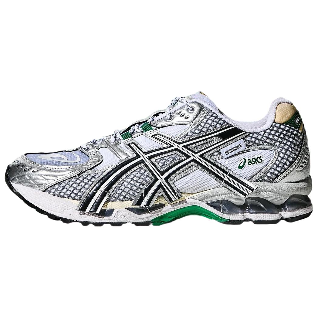 INVINCIBLE® x ASICS GEL-Nimbus 10.1 White Green Casual Sneakers Durable Comfort 1203A814-020