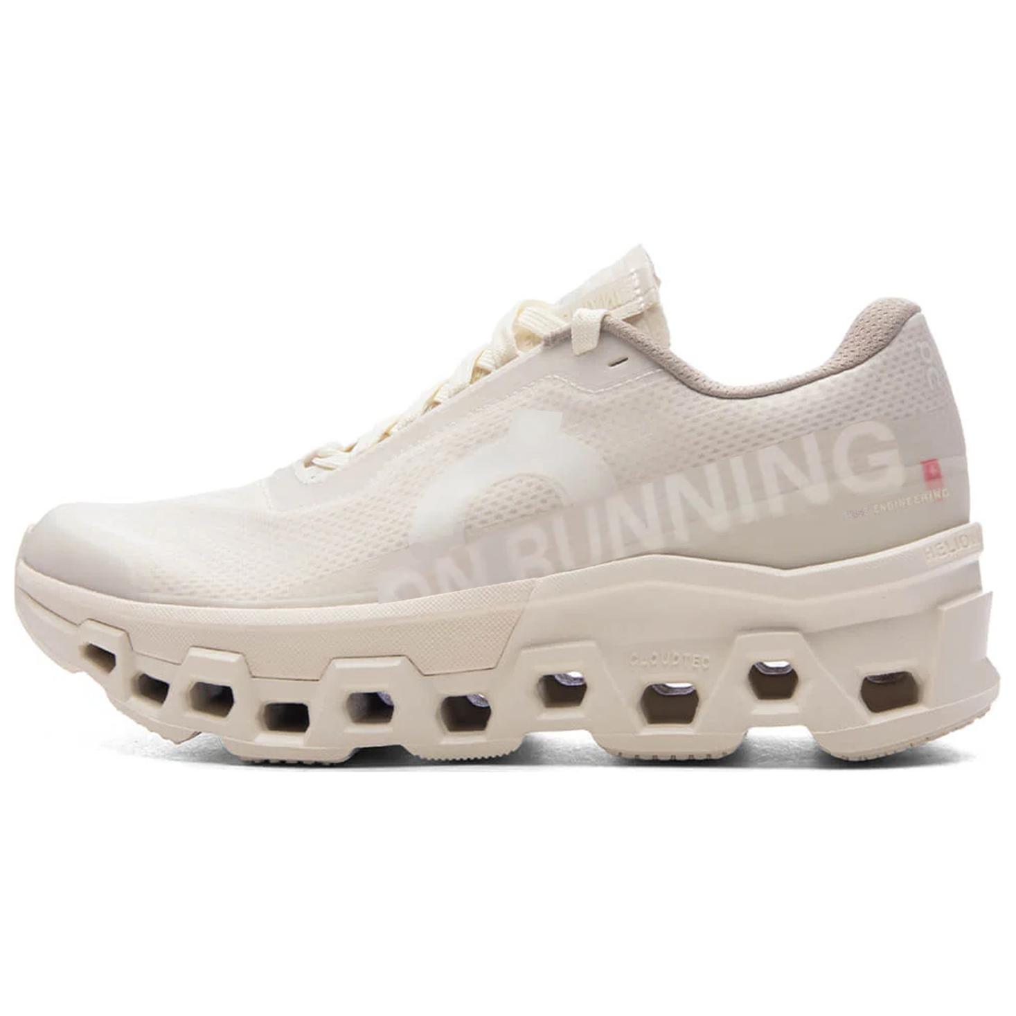 INVINCIBLE x On Cloudmonster 2 Running Shoes Ivory White - Comfort & Durability 3ME30491195