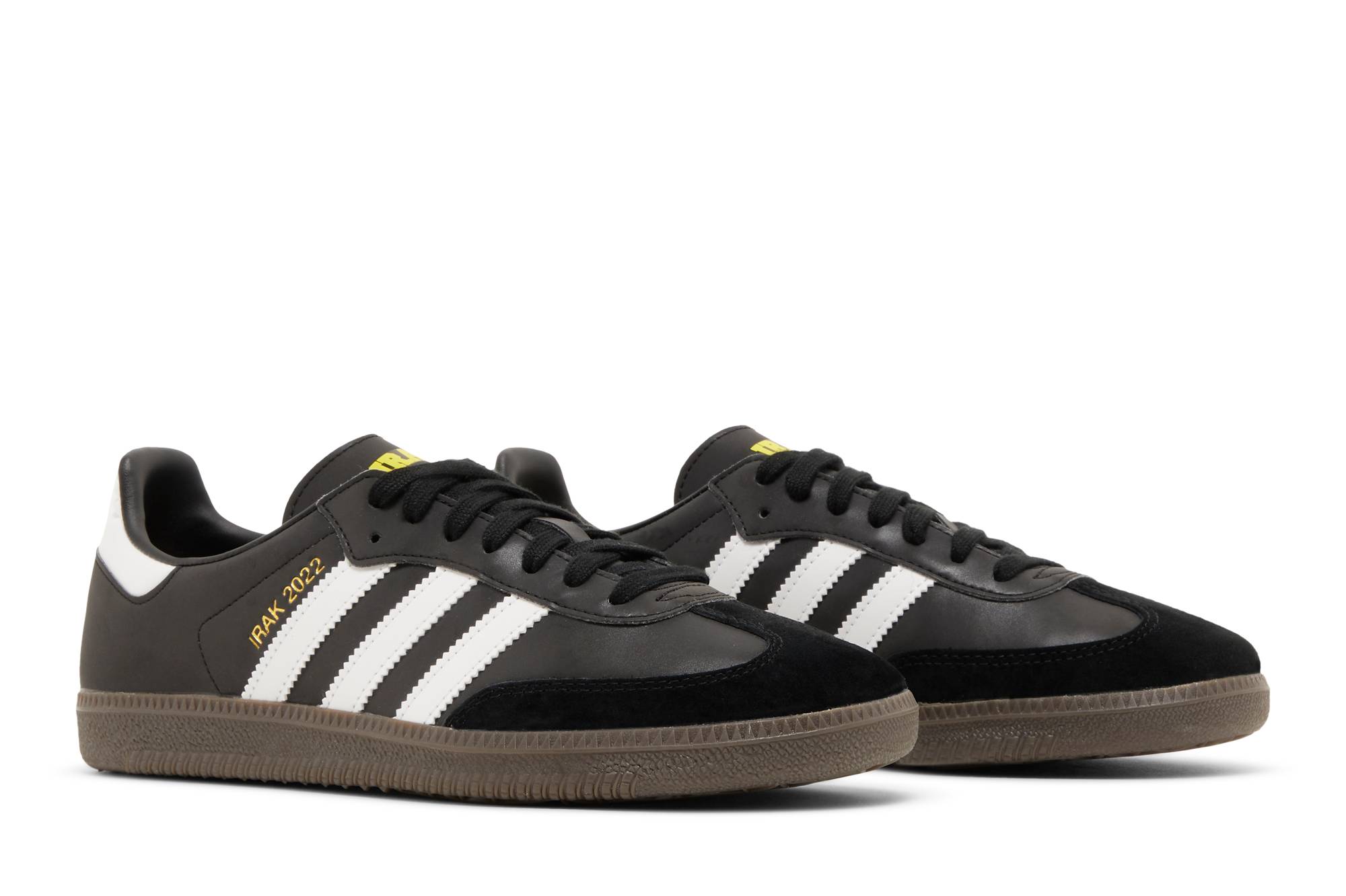 Cheap IRAK x adidas Samba 'Black Gum' GX4041