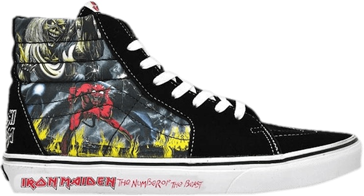 Iron Maiden x Vans Sk8-Hi 'Number of the Beast' VN-0TS9IM3 - 鐵娘子 x Vans Sk8-Hi '野獸的數字' VN-0TS9IM3 Buy Iron Maiden x Vans Sk8-Hi 'Number of the Beast' VN-0TS9IM3 - 鐵娘子 x Vans Sk8-Hi '野獸的數字' VN-0TS9IM3