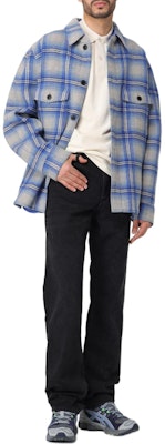 ISABEL MARANT Kemeja Lengan Panjang Kotak-Kotak Biru. VE0052HBB1C02H-30BU Lookbook ISABEL MARANT Kemeja Lengan Panjang Kotak-Kotak Biru. VE0052HBB1C02H-30BU