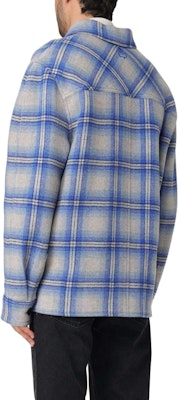 ISABEL MARANT Kemeja Lengan Panjang Kotak-Kotak Biru. VE0052HBB1C02H-30BU Shop ISABEL MARANT Kemeja Lengan Panjang Kotak-Kotak Biru. VE0052HBB1C02H-30BU