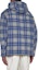 Purchase イザベルマラン ブルーチェック柄フード付きジップアップジャケット MA0069HBB1C02H-30BU